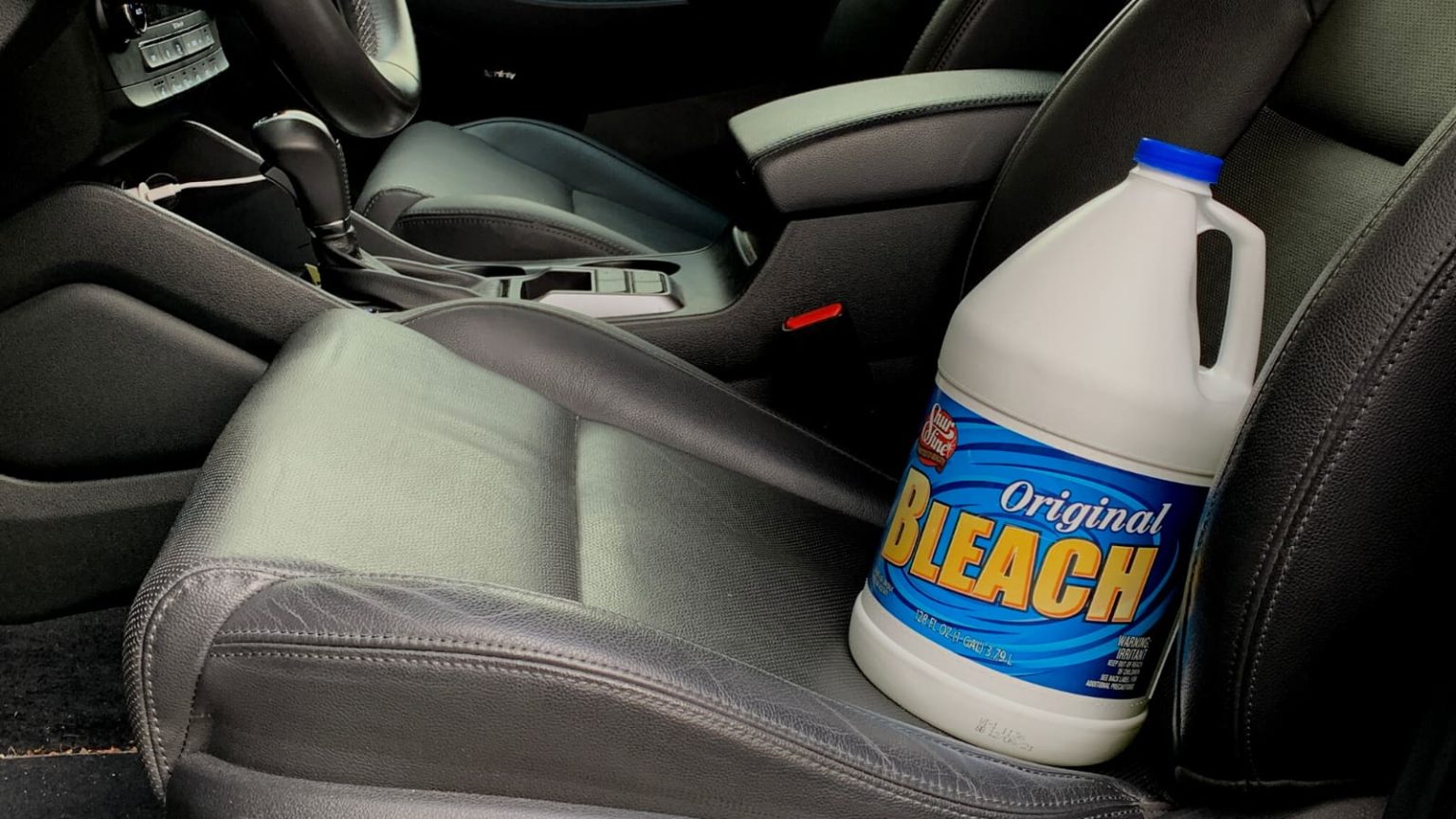 bleach stain