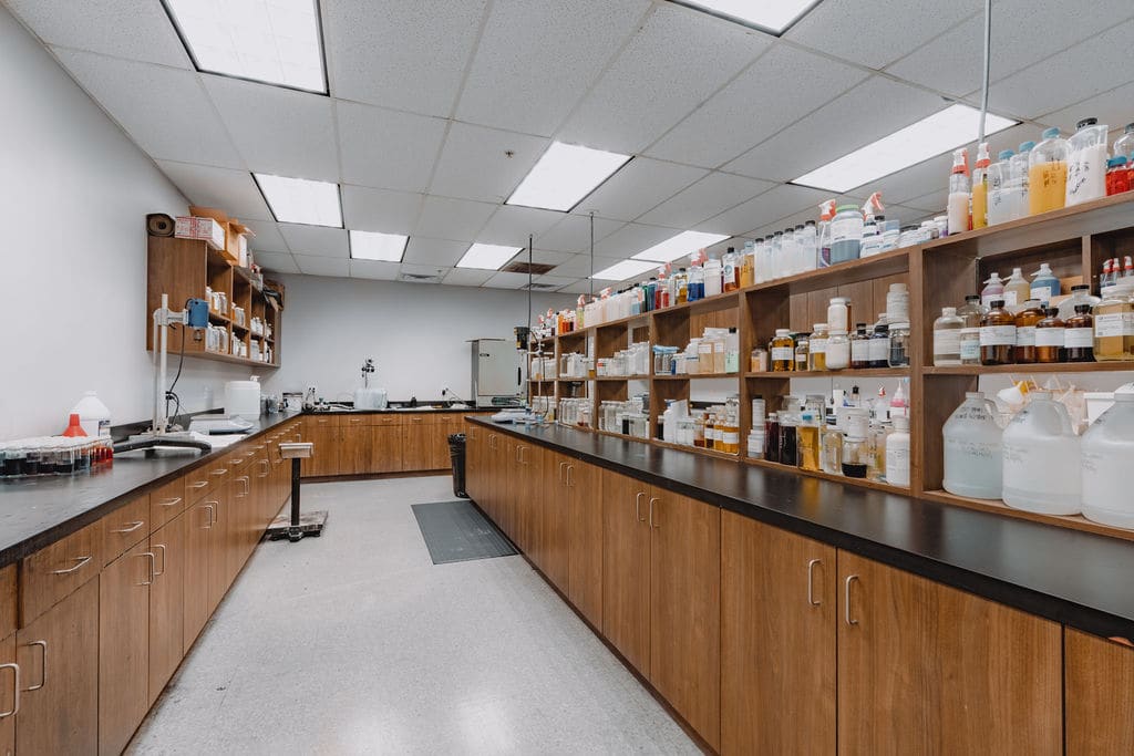 chemistry lab for ECP research & development