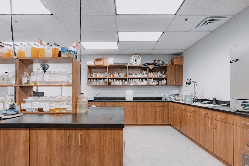 chemistry lab for ECP research & development